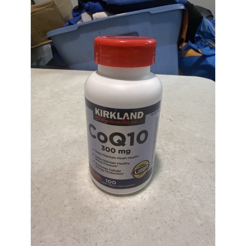 Kirkland Signature COQ 10 300mg 100 Count Exp 8/26